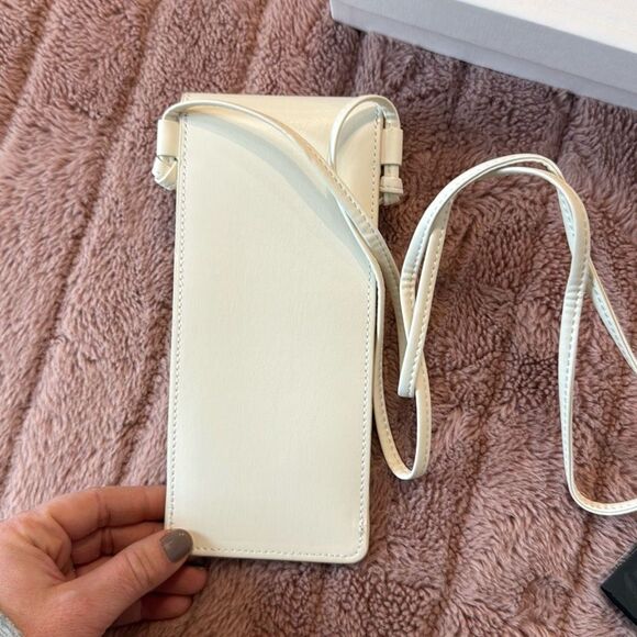 Celine authentic off white leather phone case carrier - Picture 6 of 11